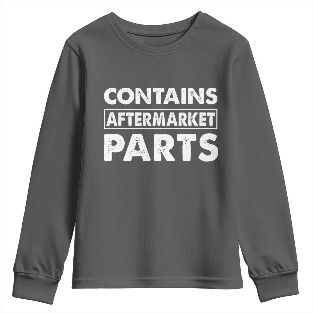 Bionic Aftermarket Parts Youth Sweatshirt Knee And Hip Replacement Surgery Recovery Get Well Soon Gift - Wonder Print Shop