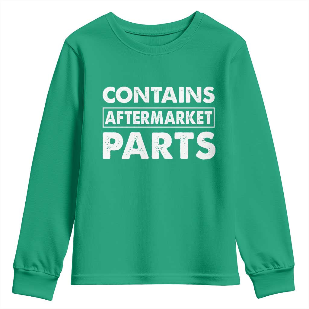 Bionic Aftermarket Parts Youth Sweatshirt Knee And Hip Replacement Surgery Recovery Get Well Soon Gift - Wonder Print Shop