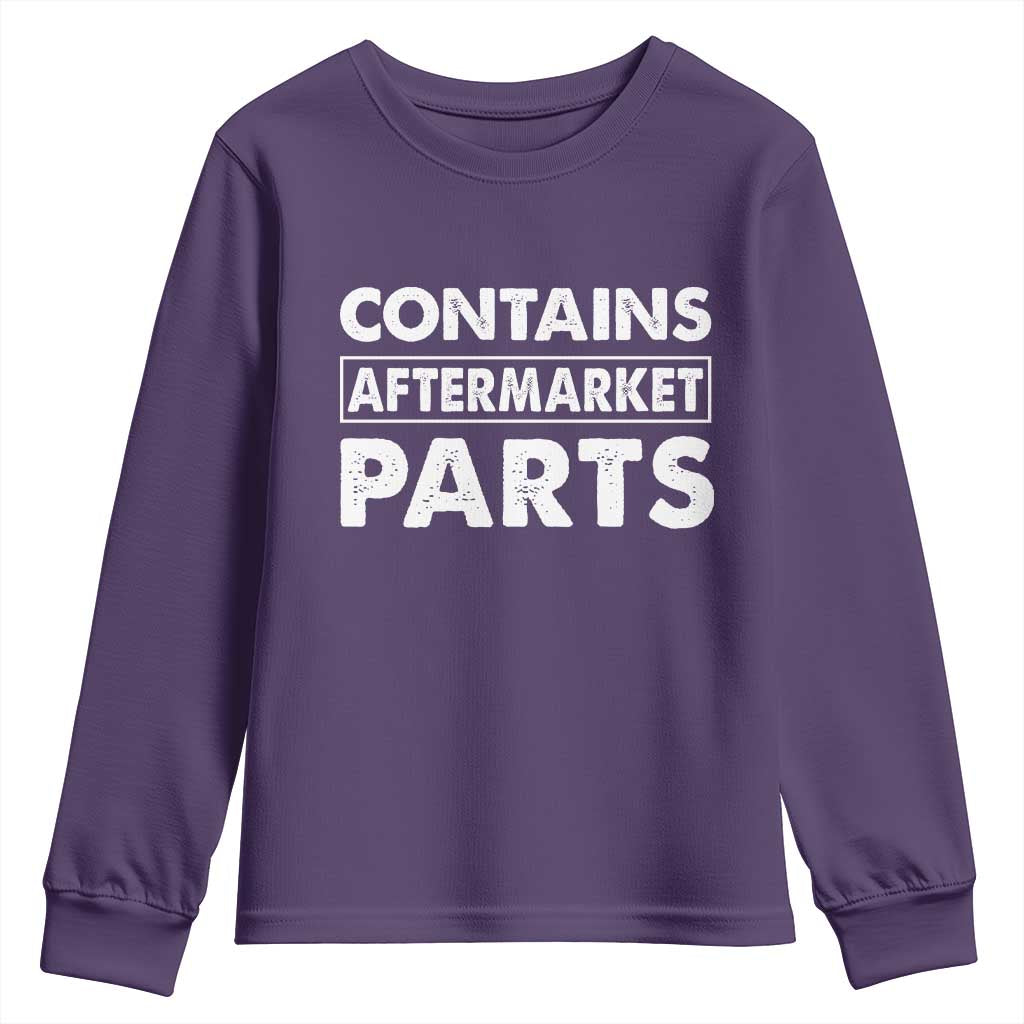 Bionic Aftermarket Parts Youth Sweatshirt Knee And Hip Replacement Surgery Recovery Get Well Soon Gift - Wonder Print Shop