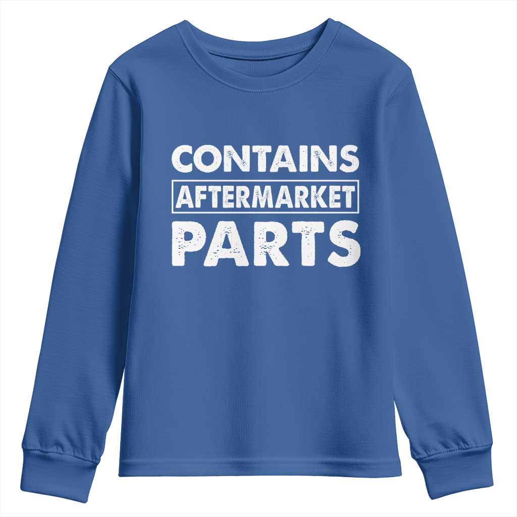 Bionic Aftermarket Parts Youth Sweatshirt Knee And Hip Replacement Surgery Recovery Get Well Soon Gift - Wonder Print Shop