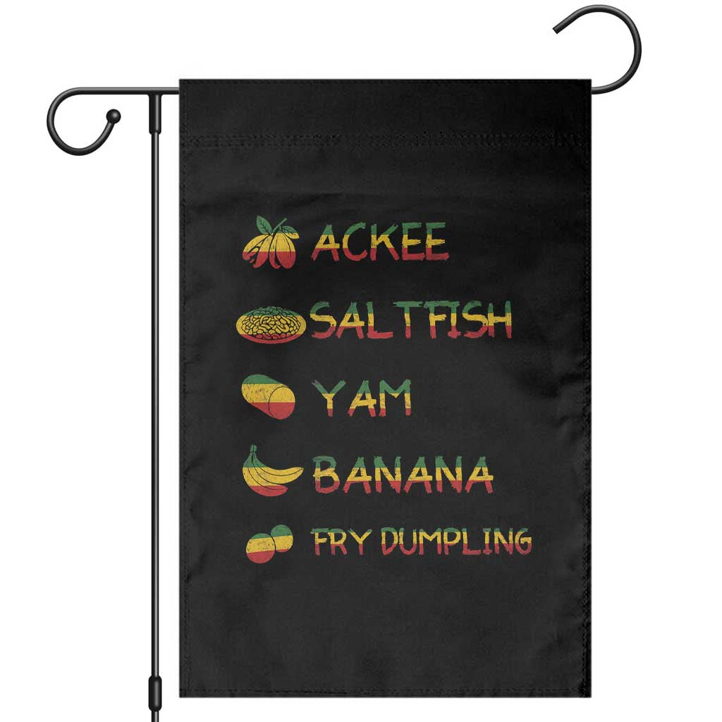 Jamaican National Dish Garden Flag Ackee Saltfish Yardie Jamaican Culture Pride Apparel - Wonder Print Shop