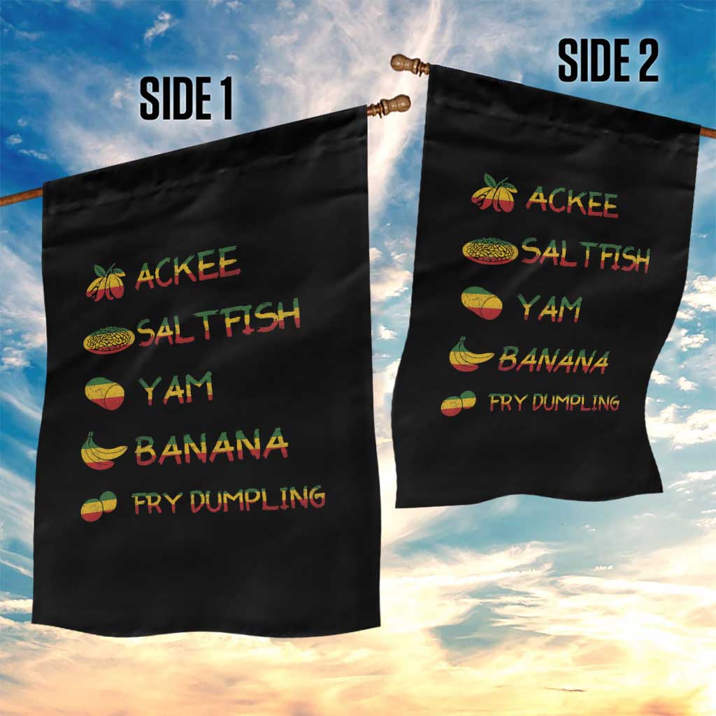Jamaican National Dish Garden Flag Ackee Saltfish Yardie Jamaican Culture Pride Apparel - Wonder Print Shop