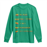 Jamaican National Dish Long Sleeve Shirt Ackee Saltfish Yardie Jamaican Culture Pride Apparel - Wonder Print Shop