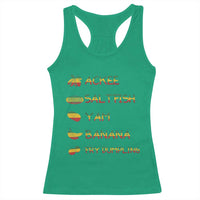 Jamaican National Dish Racerback Tank Top Ackee Saltfish Yardie Jamaican Culture Pride Apparel - Wonder Print Shop