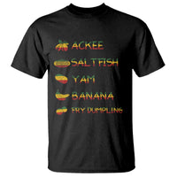 Jamaican National Dish T Shirt Ackee Saltfish Yardie Jamaican Culture Pride Apparel - Wonder Print Shop