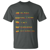 Jamaican National Dish T Shirt Ackee Saltfish Yardie Jamaican Culture Pride Apparel - Wonder Print Shop