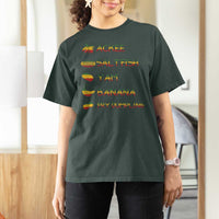 Jamaican National Dish T Shirt For Women Ackee Saltfish Yardie Jamaican Culture Pride Apparel - Wonder Print Shop