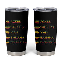 Jamaican National Dish Tumbler Cup Ackee Saltfish Yardie Jamaican Culture Pride Apparel - Wonder Print Shop