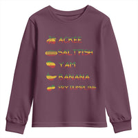 Jamaican National Dish Youth Sweatshirt Ackee Saltfish Yardie Jamaican Culture Pride Apparel - Wonder Print Shop