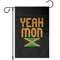 Yeah Mon Jamaican Pride Garden Flag Jamaican Vacation Jamaica Reggae Roots - Wonder Print Shop