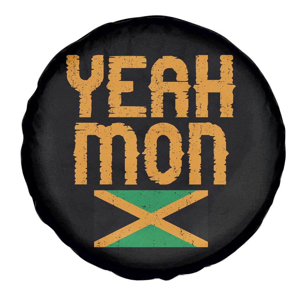 Yeah Mon Jamaican Pride Spare Tire Cover Jamaican Vacation Jamaica Reggae Roots - Wonder Print Shop
