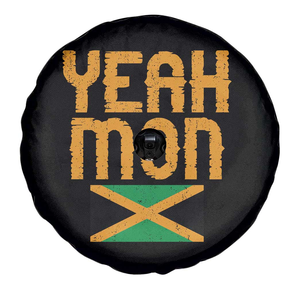 Yeah Mon Jamaican Pride Spare Tire Cover Jamaican Vacation Jamaica Reggae Roots - Wonder Print Shop