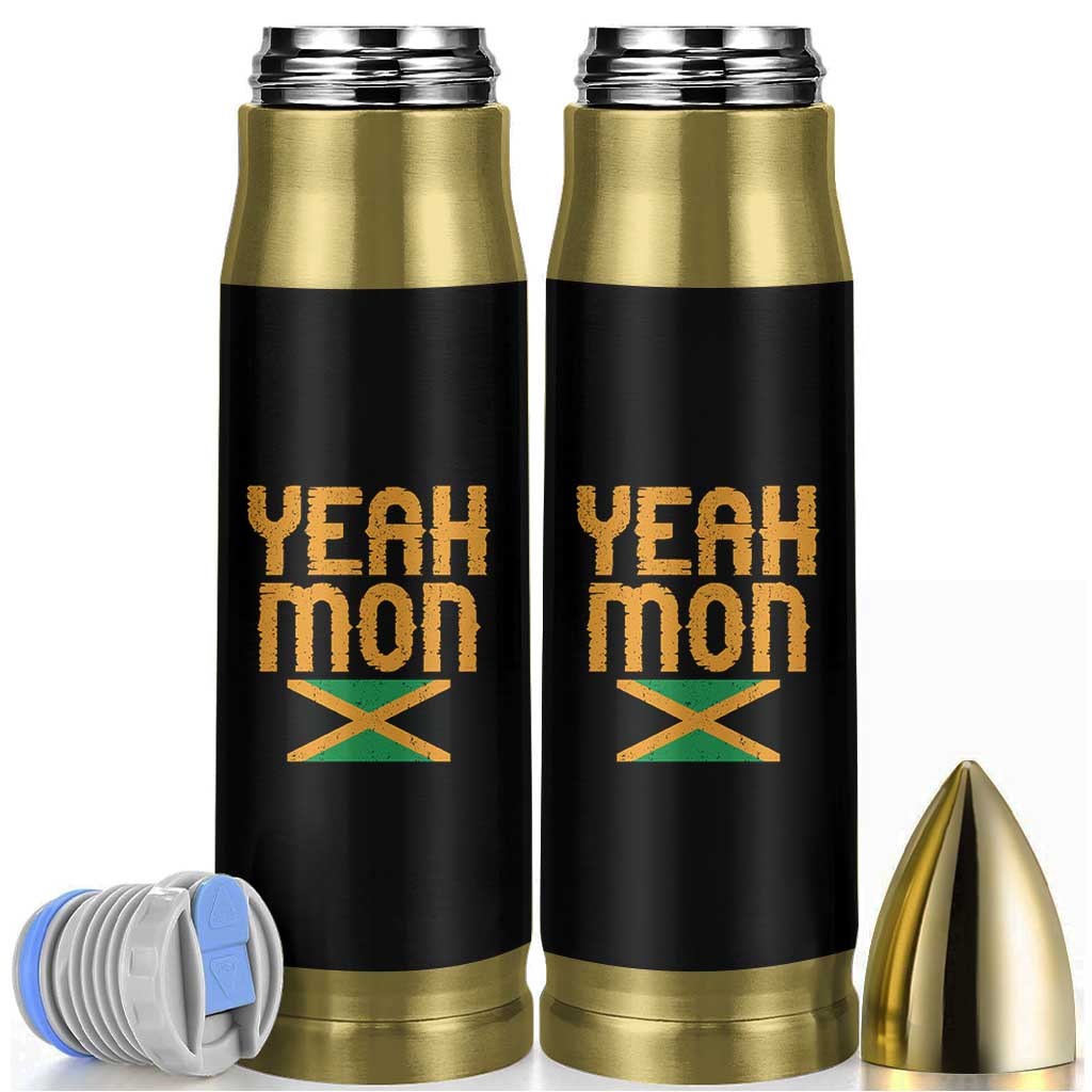 Yeah Mon Jamaican Pride Bullet Tumbler Jamaican Vacation Jamaica Reggae Roots - Wonder Print Shop