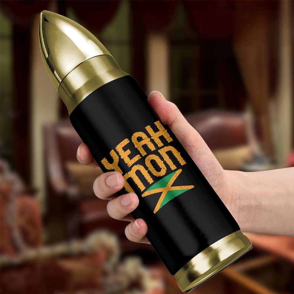 Yeah Mon Jamaican Pride Bullet Tumbler Jamaican Vacation Jamaica Reggae Roots - Wonder Print Shop