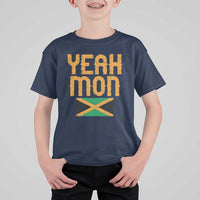 Yeah Mon Jamaican Pride T Shirt For Kid Jamaican Vacation Jamaica Reggae Roots - Wonder Print Shop