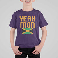 Yeah Mon Jamaican Pride T Shirt For Kid Jamaican Vacation Jamaica Reggae Roots - Wonder Print Shop