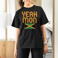 Yeah Mon Jamaican Pride T Shirt For Women Jamaican Vacation Jamaica Reggae Roots - Wonder Print Shop