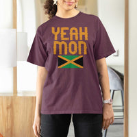 Yeah Mon Jamaican Pride T Shirt For Women Jamaican Vacation Jamaica Reggae Roots - Wonder Print Shop