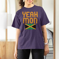 Yeah Mon Jamaican Pride T Shirt For Women Jamaican Vacation Jamaica Reggae Roots - Wonder Print Shop