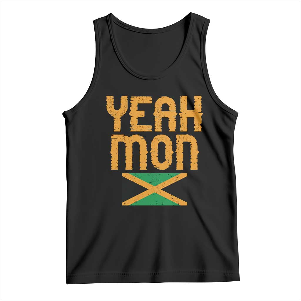 Yeah Mon Jamaican Pride Tank Top Jamaican Vacation Jamaica Reggae Roots - Wonder Print Shop