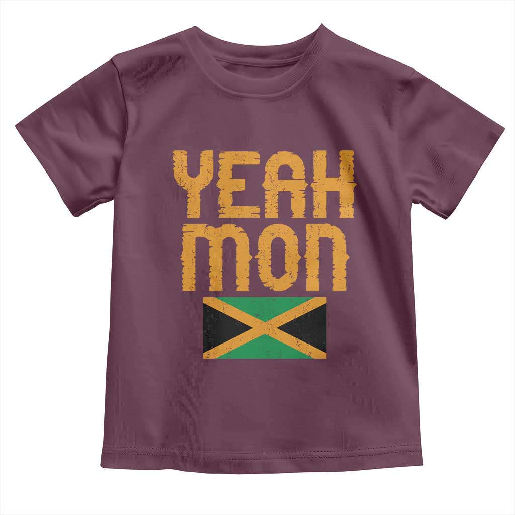 Yeah Mon Jamaican Pride Toddler T Shirt Jamaican Vacation Jamaica Reggae Roots - Wonder Print Shop