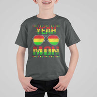 Yeah Mon Jamaican Pride T Shirt For Kid Jamaican Vacation Jamaica Reggae Sunglasses - Wonder Print Shop