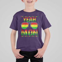 Yeah Mon Jamaican Pride T Shirt For Kid Jamaican Vacation Jamaica Reggae Sunglasses - Wonder Print Shop