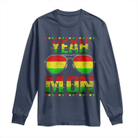 Yeah Mon Jamaican Pride Long Sleeve Shirt Jamaican Vacation Jamaica Reggae Sunglasses - Wonder Print Shop