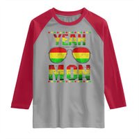 Yeah Mon Jamaican Pride Raglan Shirt Jamaican Vacation Jamaica Reggae Sunglasses - Wonder Print Shop