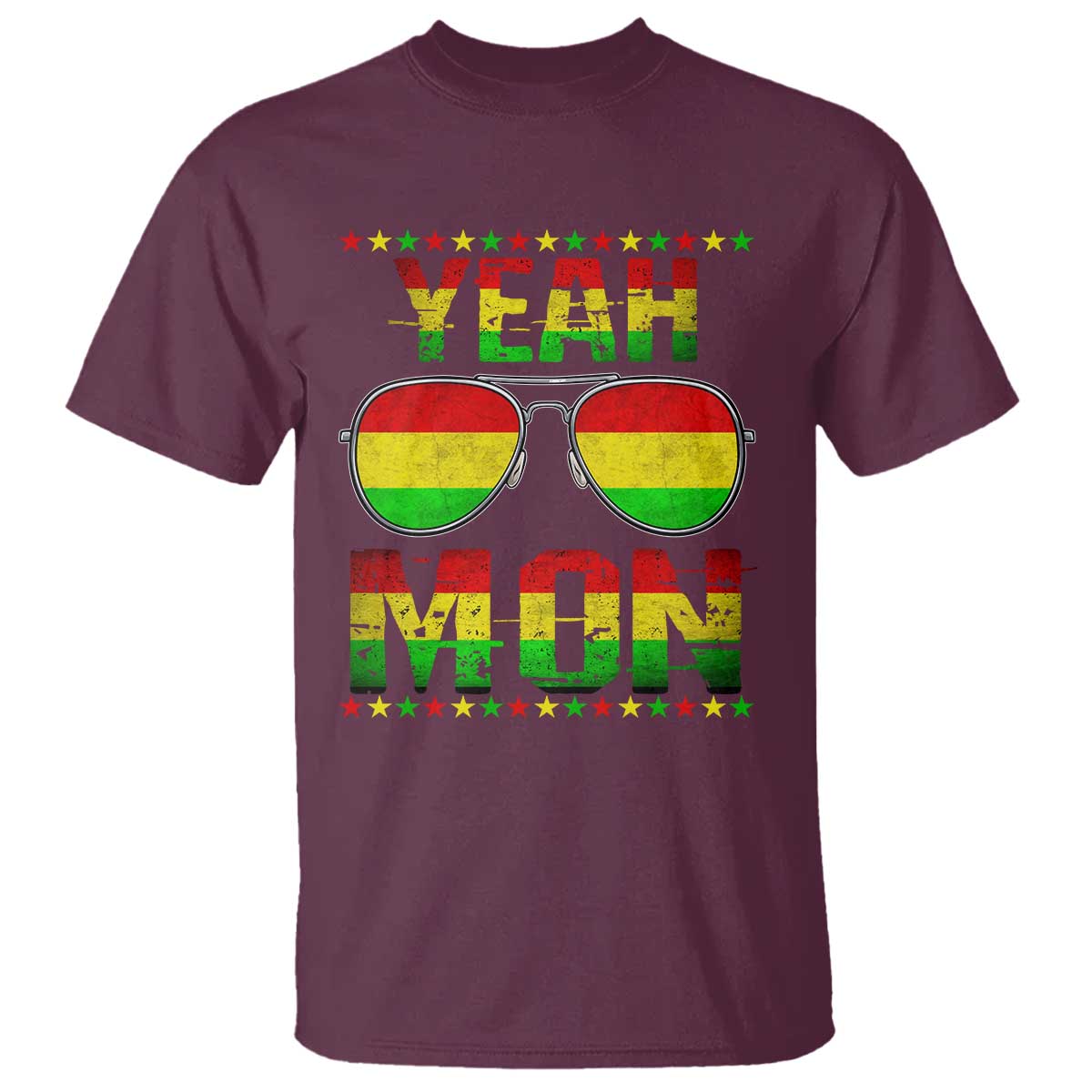 Yeah Mon Jamaican Pride T Shirt Jamaican Vacation Jamaica Reggae Sunglasses - Wonder Print Shop