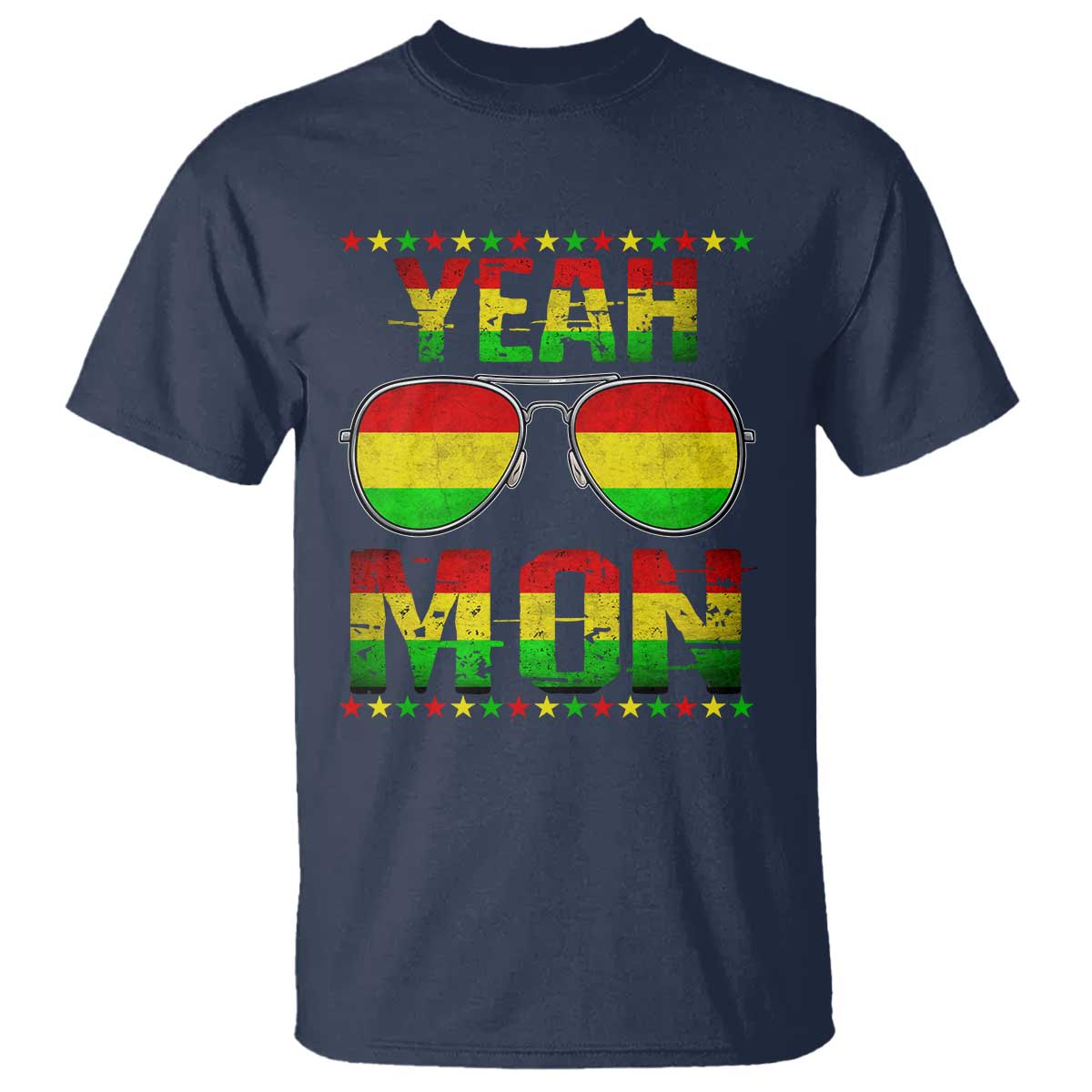 Yeah Mon Jamaican Pride T Shirt Jamaican Vacation Jamaica Reggae Sunglasses - Wonder Print Shop