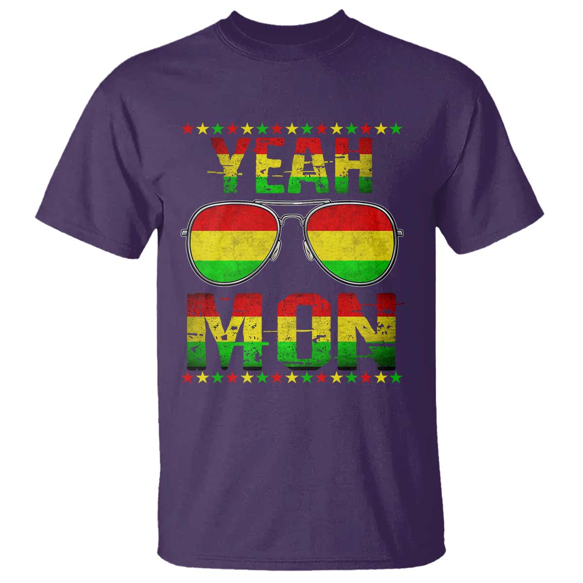 Yeah Mon Jamaican Pride T Shirt Jamaican Vacation Jamaica Reggae Sunglasses - Wonder Print Shop