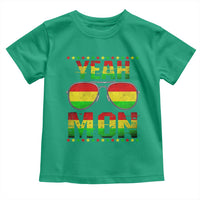 Yeah Mon Jamaican Pride Toddler T Shirt Jamaican Vacation Jamaica Reggae Sunglasses - Wonder Print Shop