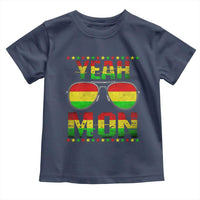 Yeah Mon Jamaican Pride Toddler T Shirt Jamaican Vacation Jamaica Reggae Sunglasses - Wonder Print Shop