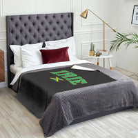 Irie Jamaican Rasta Throw Blanket Funny Jamaica Jamaican Flag Rasta Reggae Roots - Wonder Print Shop