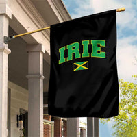 Irie Jamaican Rasta Garden Flag Funny Jamaica Jamaican Flag Rasta Reggae Roots - Wonder Print Shop