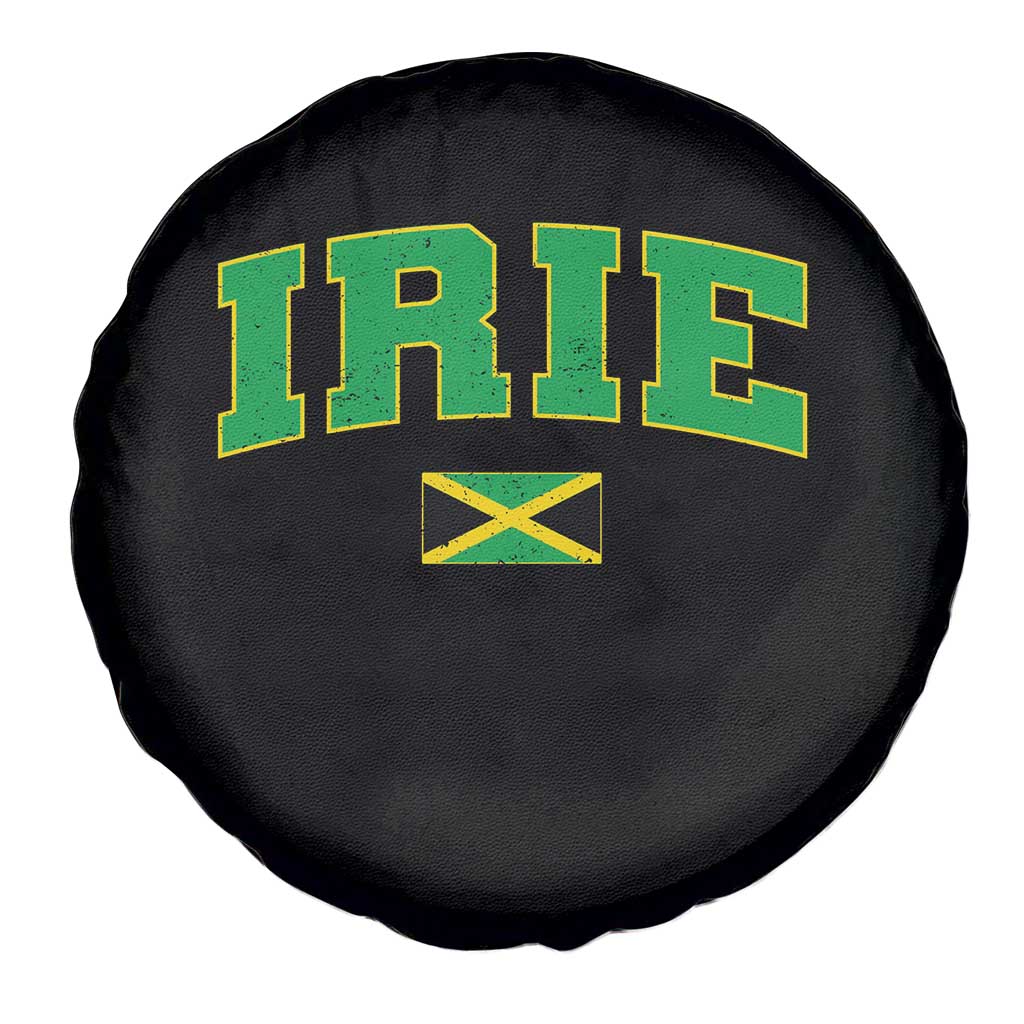 Irie Jamaican Rasta Spare Tire Cover Funny Jamaica Jamaican Flag Rasta Reggae Roots - Wonder Print Shop