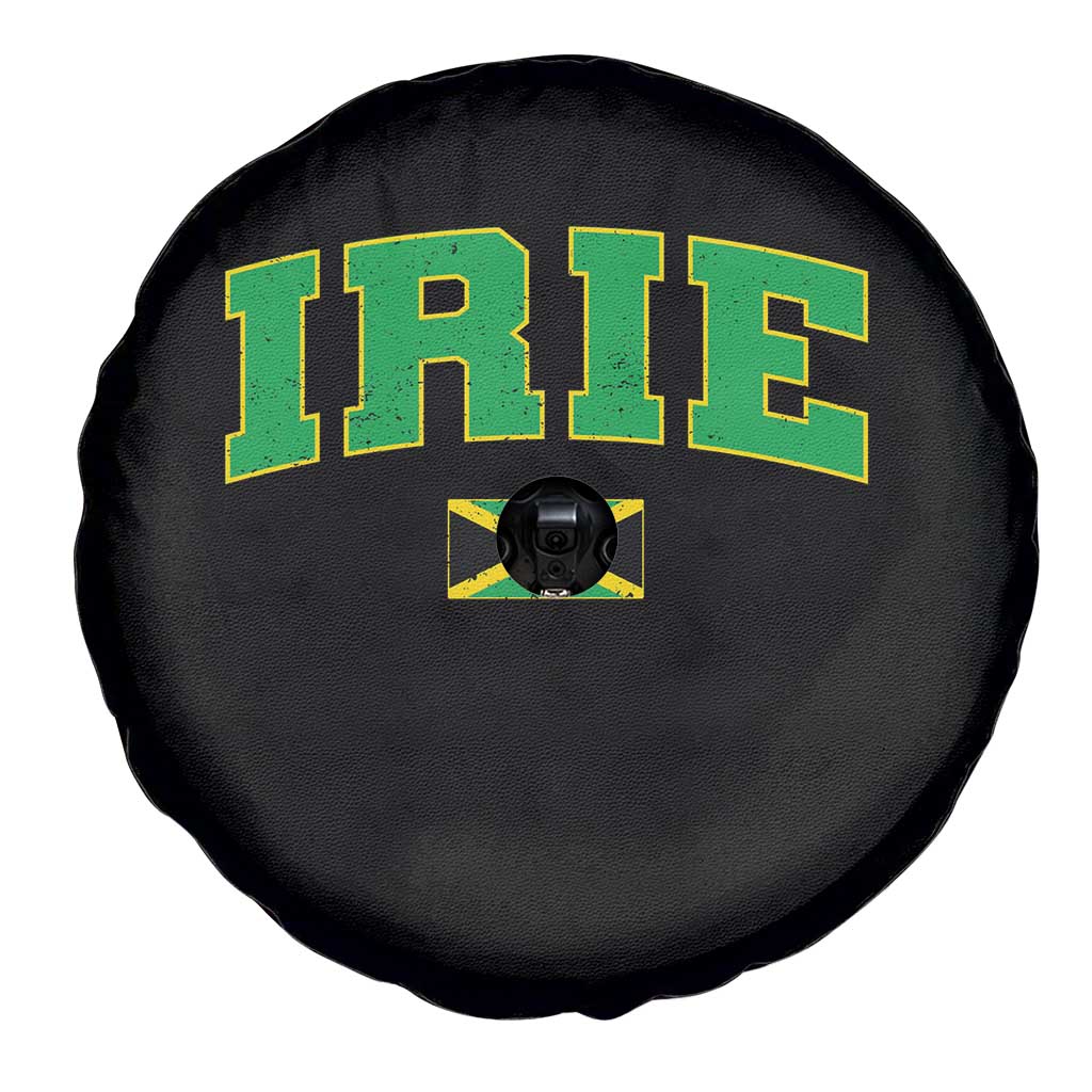 Irie Jamaican Rasta Spare Tire Cover Funny Jamaica Jamaican Flag Rasta Reggae Roots - Wonder Print Shop