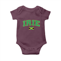 Irie Jamaican Rasta Baby Onesie Funny Jamaica Jamaican Flag Rasta Reggae Roots - Wonder Print Shop