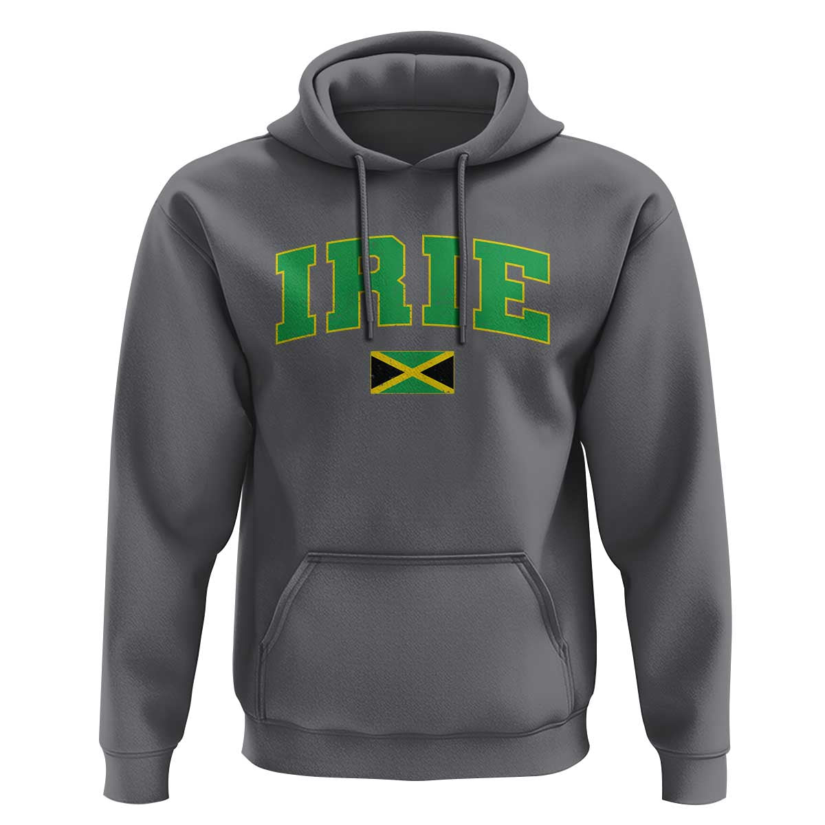 Irie Jamaican Rasta Hoodie Funny Jamaica Jamaican Flag Rasta Reggae Roots - Wonder Print Shop