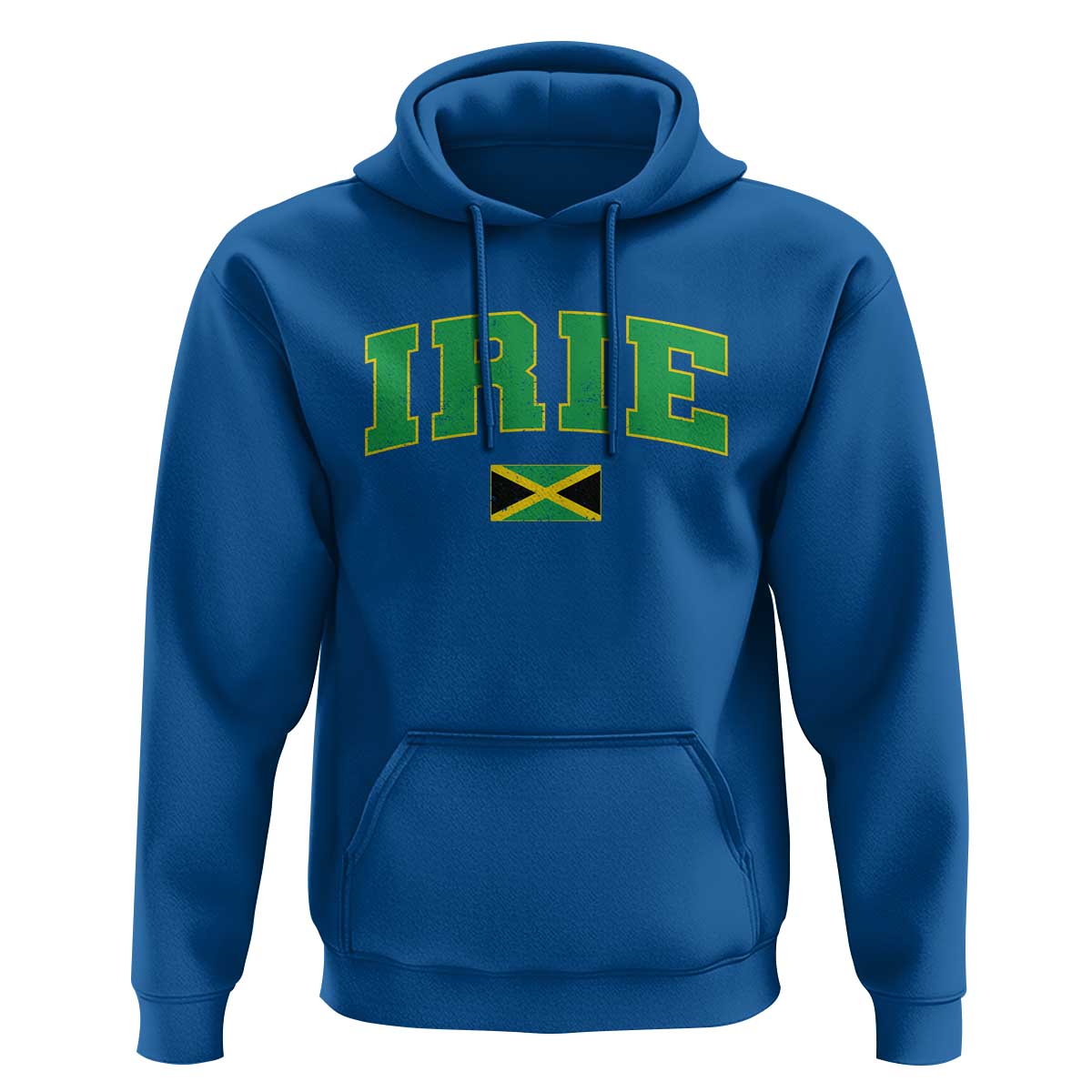 Irie Jamaican Rasta Hoodie Funny Jamaica Jamaican Flag Rasta Reggae Roots - Wonder Print Shop
