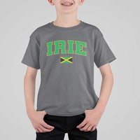 Irie Jamaican Rasta T Shirt For Kid Funny Jamaica Jamaican Flag Rasta Reggae Roots - Wonder Print Shop