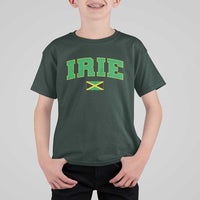 Irie Jamaican Rasta T Shirt For Kid Funny Jamaica Jamaican Flag Rasta Reggae Roots - Wonder Print Shop