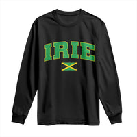 Irie Jamaican Rasta Long Sleeve Shirt Funny Jamaica Jamaican Flag Rasta Reggae Roots - Wonder Print Shop
