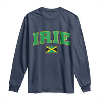 Irie Jamaican Rasta Long Sleeve Shirt Funny Jamaica Jamaican Flag Rasta Reggae Roots - Wonder Print Shop