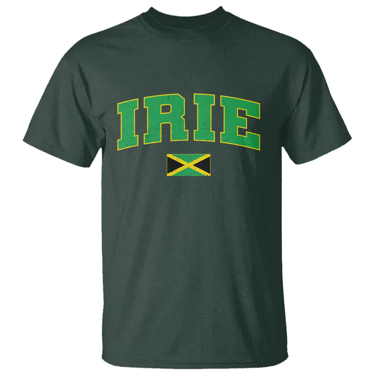 Irie Jamaican Rasta T Shirt Funny Jamaica Jamaican Flag Rasta Reggae Roots - Wonder Print Shop