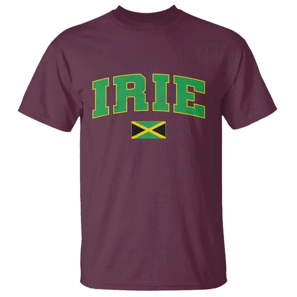 Irie Jamaican Rasta T Shirt Funny Jamaica Jamaican Flag Rasta Reggae Roots - Wonder Print Shop