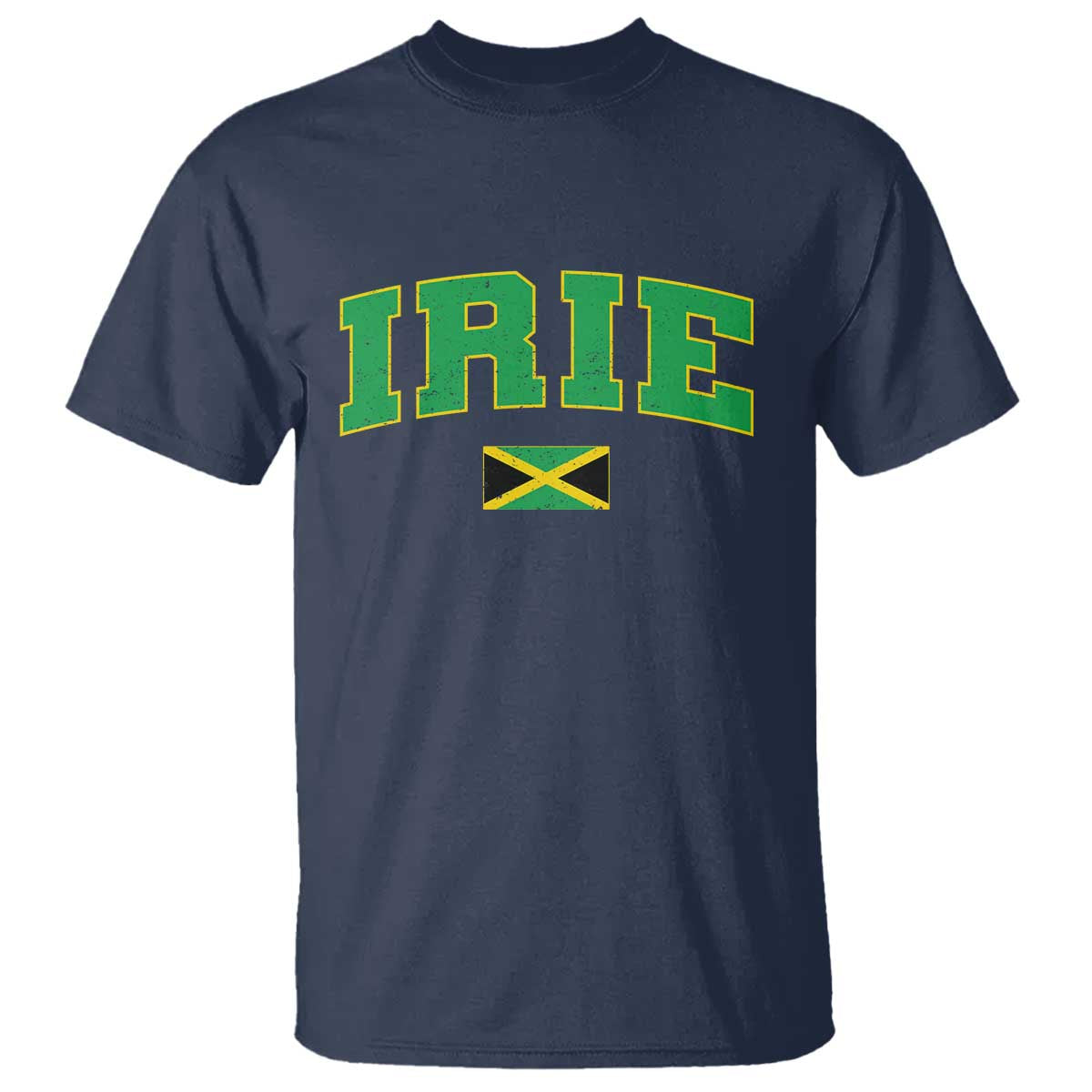 Irie Jamaican Rasta T Shirt Funny Jamaica Jamaican Flag Rasta Reggae Roots - Wonder Print Shop