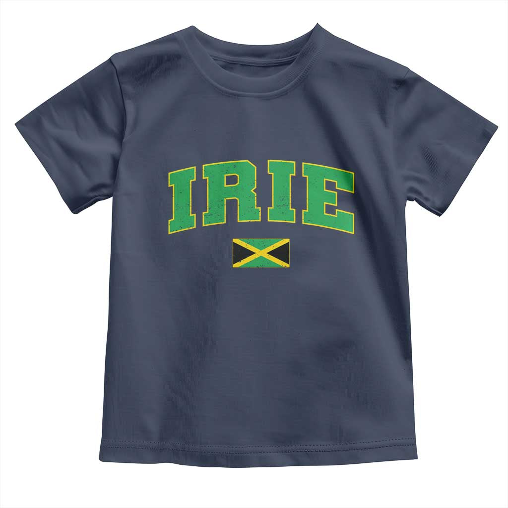 Irie Jamaican Rasta Toddler T Shirt Funny Jamaica Jamaican Flag Rasta Reggae Roots - Wonder Print Shop