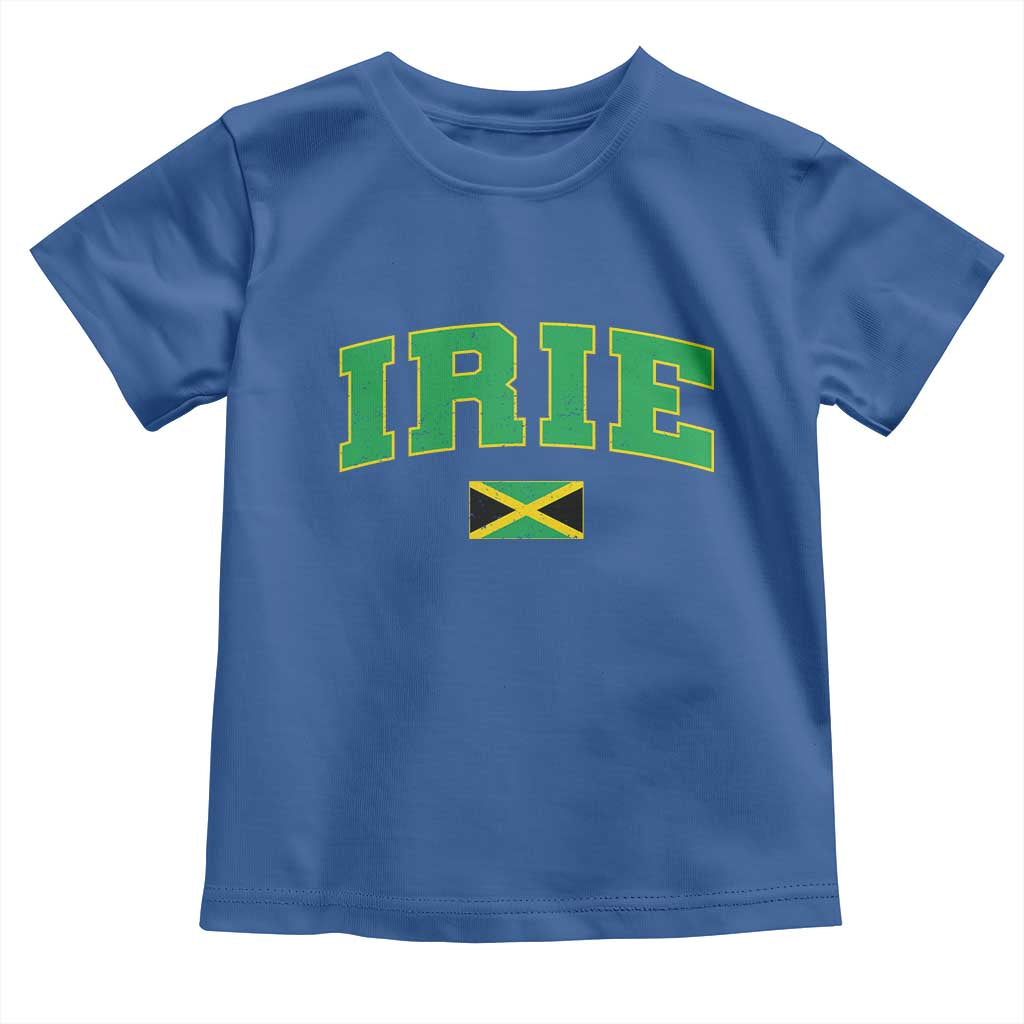 Irie Jamaican Rasta Toddler T Shirt Funny Jamaica Jamaican Flag Rasta Reggae Roots - Wonder Print Shop